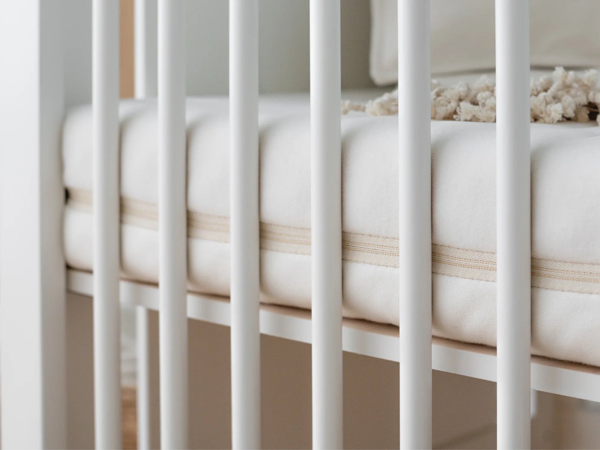 Organic Crib Mattress with Wool Protector - Image 4